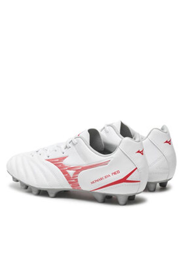 Mizuno Buty do piłki nożnej Monarcida Neo III Select Md P1GA242560 Biały. Kolor: biały. Materiał: skóra