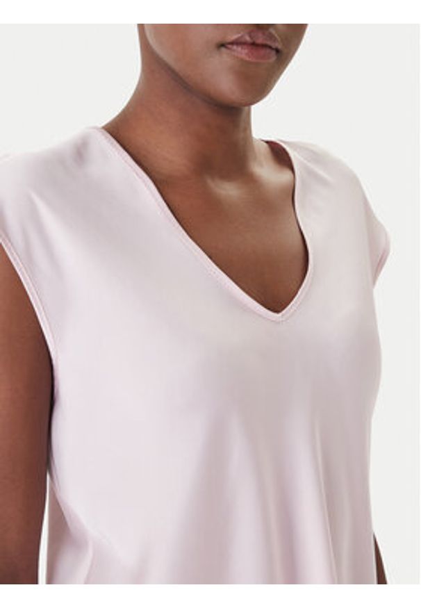 Rinascimento Bluzka CFC0127631003 Różowy Regular Fit. Kolor: różowy. Materiał: syntetyk