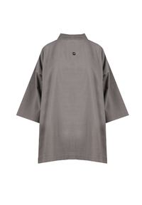 Yeezy Gap Engineered by Balenciaga - Yeezy Gap Engineered By Balenciaga T-Shirt "Logo" | 719614 TMVQ2 | Mężczyzna | Szary. Kolor: szary. Materiał: bawełna. Wzór: nadruk #8