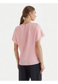 Calvin Klein Bluzka LV044F150G Różowy Regular Fit. Kolor: różowy. Materiał: syntetyk #3