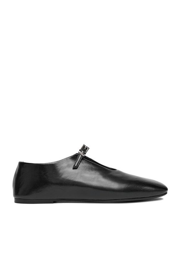 Gino Rossi Baleriny EO-ELSA-V2080 Czarny. Kolor: czarny. Materiał: skóra