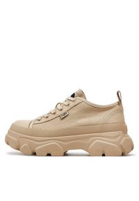 Buffalo Sneakersy Tremor Lace Up Lo 1622458 Beżowy. Kolor: beżowy. Materiał: materiał