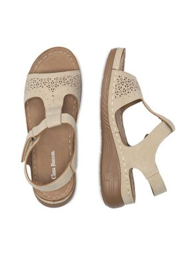 Clara Barson Sandały WYL05010-15 Beżowy. Kolor: beżowy. Materiał: syntetyk