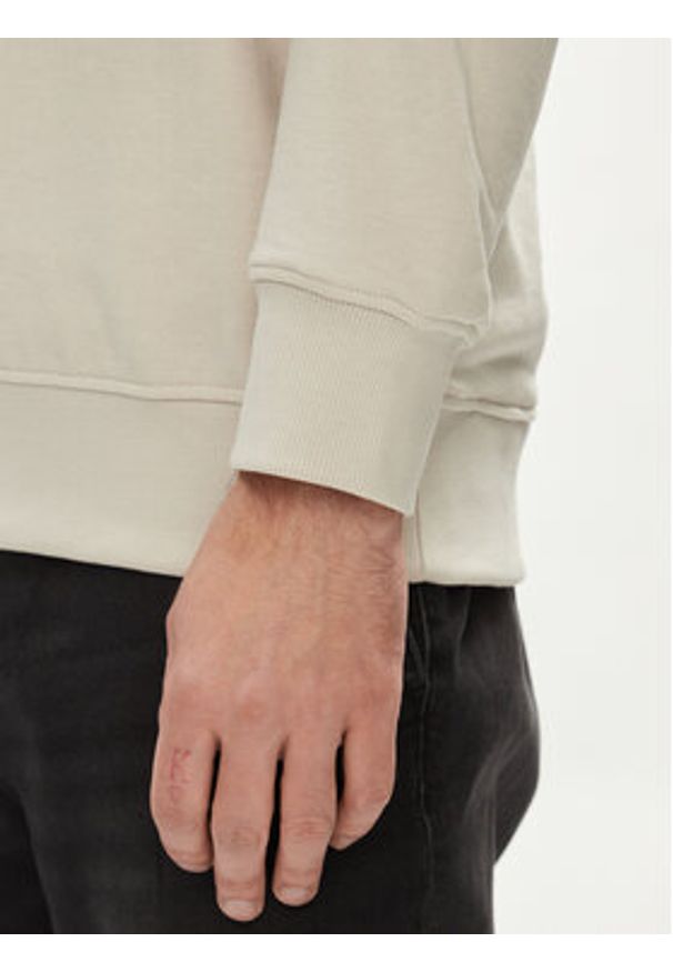 Jack & Jones Bluza Dirk 12249455 Beżowy Wide Fit. Kolor: beżowy. Materiał: bawełna, syntetyk