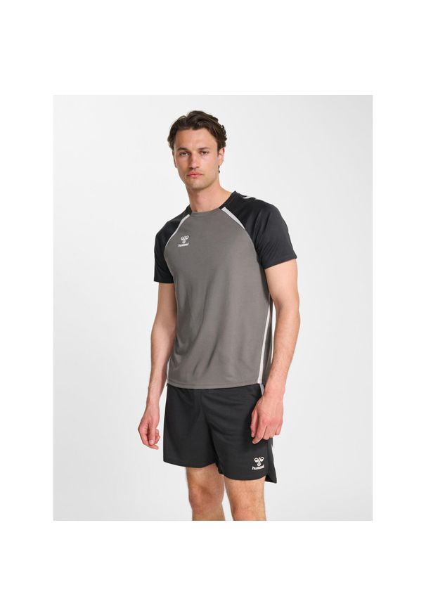 Koszulka Hummel Lead 2.0. Kolor: szary. Sport: koszykówka, piłka nożna