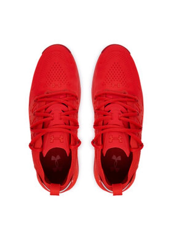 Under Armour Sneakersy UA Phantom X 6007183 600 Czerwony. Kolor: czerwony. Materiał: materiał
