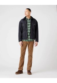 Wrangler - WRANGLER ANTI FIT SHERPA MĘSKA KURTKA JEANSOWA ONE CHANCE W4727029P 112321160. Materiał: jeans
