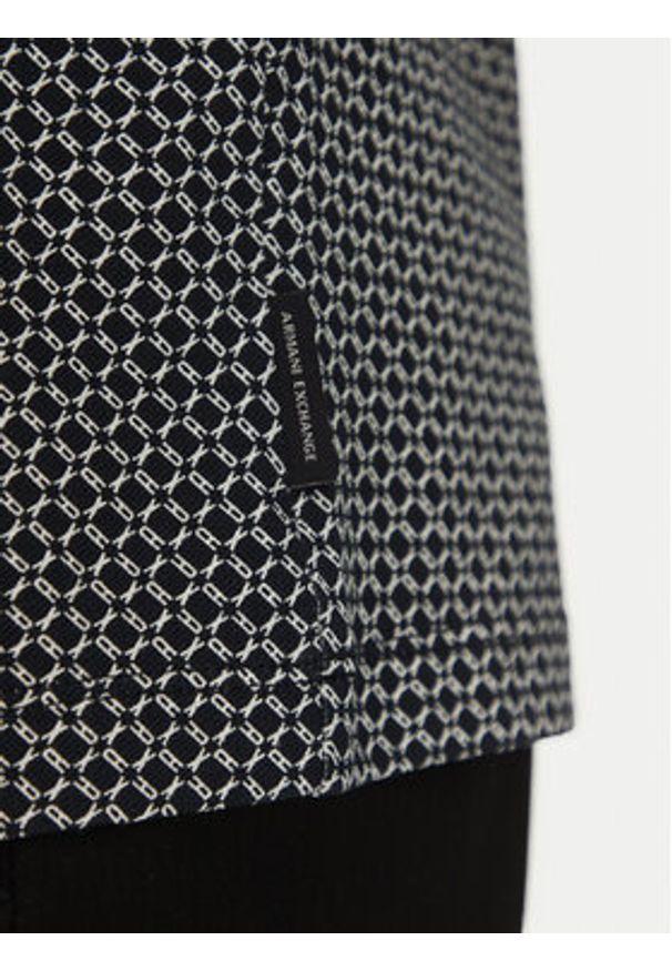 Armani Exchange Polo XM000736 AF10819 FB007 Granatowy Regular Fit. Typ kołnierza: polo. Kolor: niebieski. Materiał: bawełna