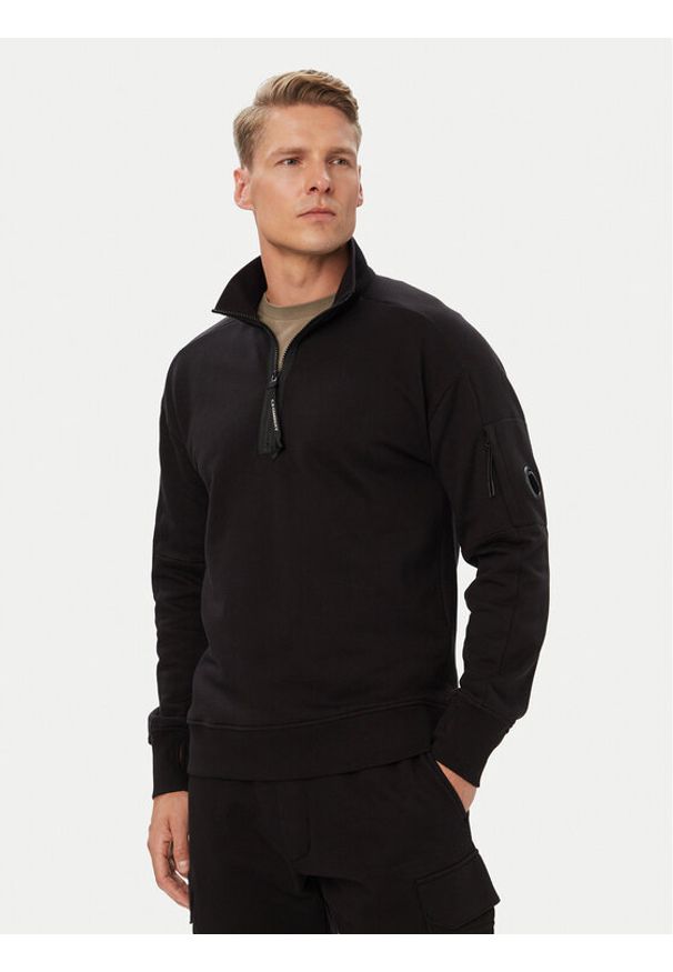 C.P. Company Bluza 21CMSS033A005086W Czarny Regular Fit. Kolor: czarny. Materiał: bawełna