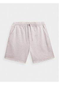 4f - 4F Szorty sportowe 4FSS23TSHOM052 Koralowy Regular Fit. Kolor: pomarańczowy. Materiał: bawełna. Styl: sportowy #4