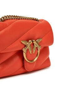 Pinko - PINKO Torebka Love Puff Baby Cl PE25 PLTT 100040 A0F2 Pomarańczowy. Kolor: pomarańczowy. Materiał: skórzane