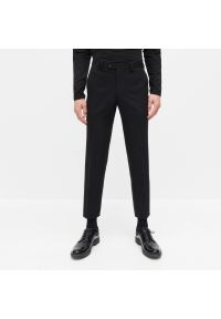 Reserved - Spodnie garniturowe SUPER SLIM FIT - Czarny. Kolor: czarny #1