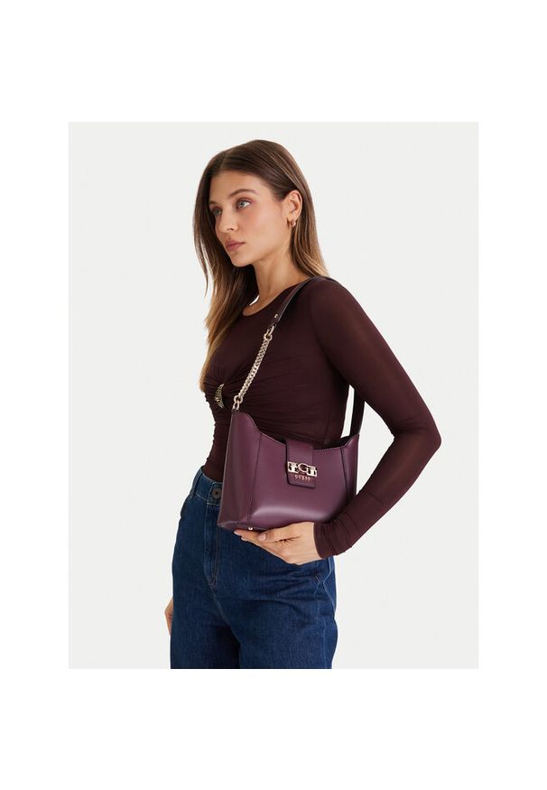 Torebka Guess. Kolor: fioletowy