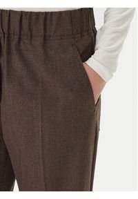 Weekend Max Mara Spodnie materiałowe Hataley 2525136022 Brązowy Regular Fit. Kolor: brązowy. Materiał: wełna