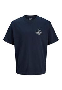 Jack & Jones T-Shirt Niagara 12293422 Granatowy Regular Fit. Kolor: niebieski. Materiał: bawełna #7
