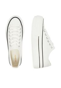 DeeZee Trampki SH-066 Biały. Kolor: biały. Materiał: materiał