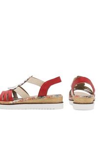 Rieker Sandały 679L4-33 Kolorowy. Materiał: syntetyk. Wzór: kolorowy #6