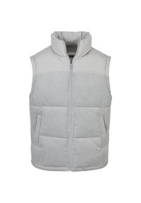 Kurtka puchowa Urban Classics Cord. Kolor: szary. Materiał: puch #1