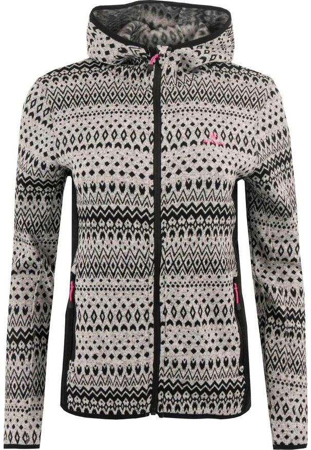 GLENMUIR - Sweter Sportowy Damski ATHL DPT Kayla - Jasnoszary. Kolor: różowy, szary, biały, wielokolorowy