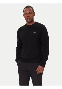 BOSS Sweter Momentum-X CN 50547507 Czarny Slim Fit. Kolor: czarny. Materiał: syntetyk