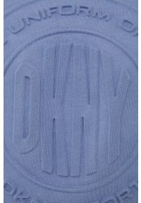 DKNY - Dkny T-shirt bawełniany. Kolor: fioletowy. Materiał: bawełna