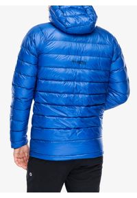 columbia - Kurtka puchowa męska Columbia Arctic Crest Down Hooded Jacket. Kolor: niebieski. Materiał: puch