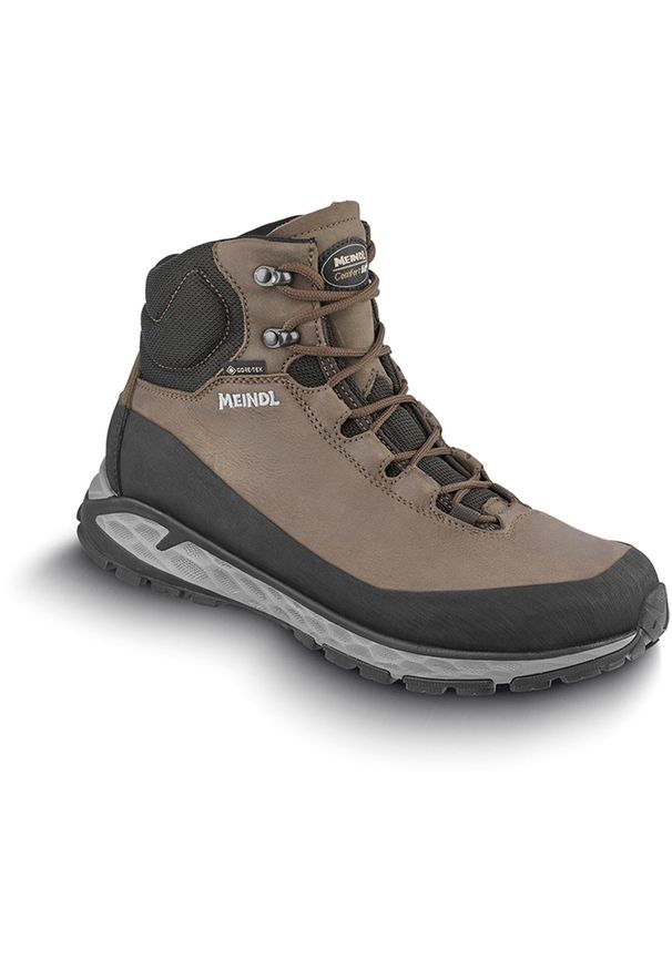 Buty trekkingowe męskie MEINDL Melago GTX z membraną Gore-tex. Kolor: brązowy. Technologia: Gore-Tex. Sport: turystyka piesza