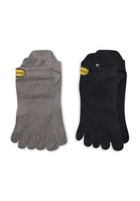 Vibram Fivefingers Zestaw 2 par stopek unisex Pack Sock S15N23P Czarny. Kolor: czarny. Materiał: materiał