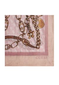 Guess Szal AW5351 VIS03 Różowy. Kolor: różowy. Materiał: wiskoza, materiał