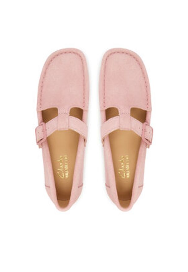 Clarks Półbuty WallabeeEVOBar 26184614 Różowy. Kolor: różowy. Materiał: zamsz, skóra
