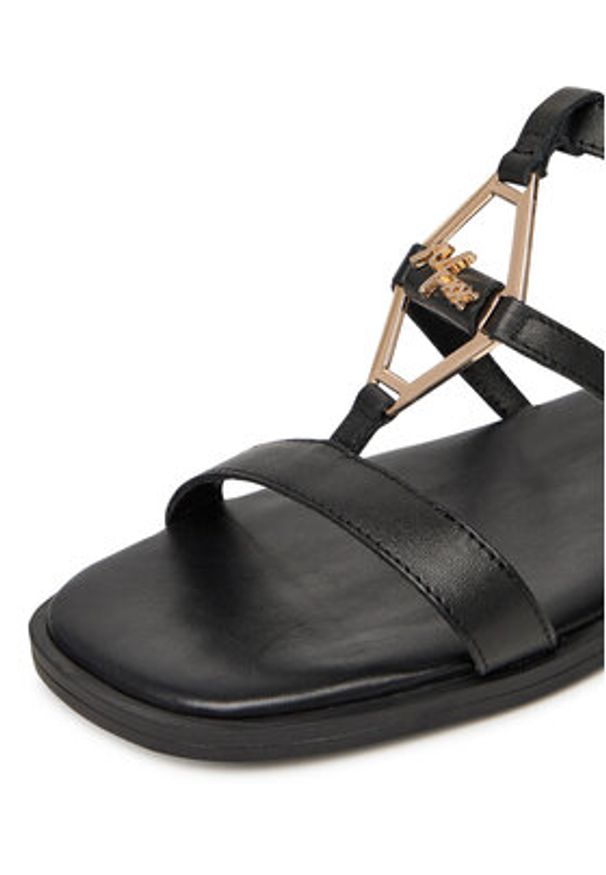 MEXX Sandały MX/023C-EST Czarny. Kolor: czarny. Materiał: skóra