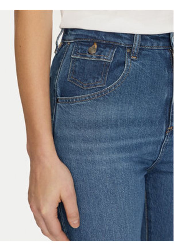 BOSS Jeansy Lyris 50531993 Niebieski Straight Fit. Kolor: niebieski
