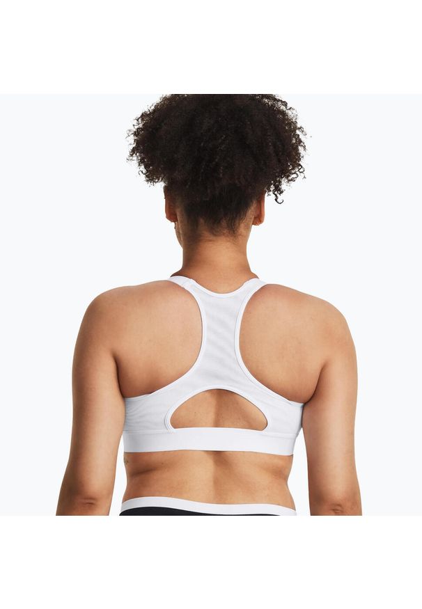 Stanik fitness Under Armour HG Armour High. Kolor: biały. Sport: fitness