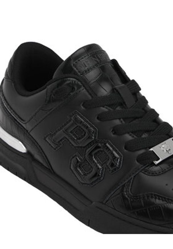 Plein Sport Sneakersy SAFS USC0934 SLE004N Czarny. Kolor: czarny. Materiał: materiał