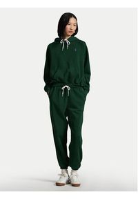Polo Ralph Lauren Bluza 211971698005 Zielony Relaxed Fit. Typ kołnierza: polo. Kolor: zielony. Materiał: bawełna
