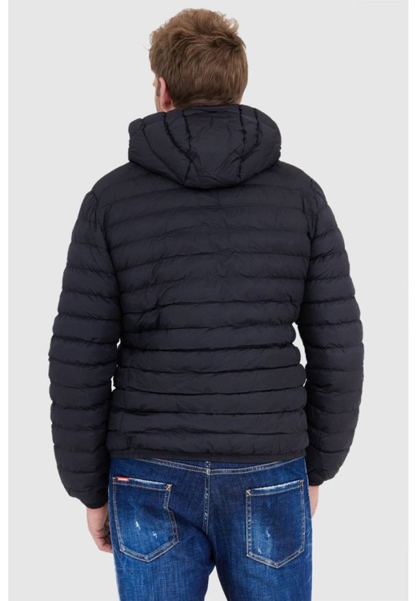 Invicta - INVICTA Granatowa męska kurtka puchowa z kapturem, Rozmiar XXL. Typ kołnierza: kaptur. Kolor: niebieski. Materiał: puch