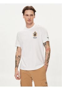 Aeronautica Militare T-Shirt 241TS2220J641 Biały Regular Fit. Kolor: biały. Materiał: bawełna