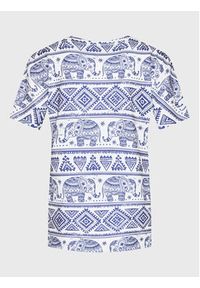 Mr. GUGU & Miss GO T-Shirt Unisex Elephants Pattern Kolorowy Regular Fit. Materiał: syntetyk. Wzór: kolorowy #3