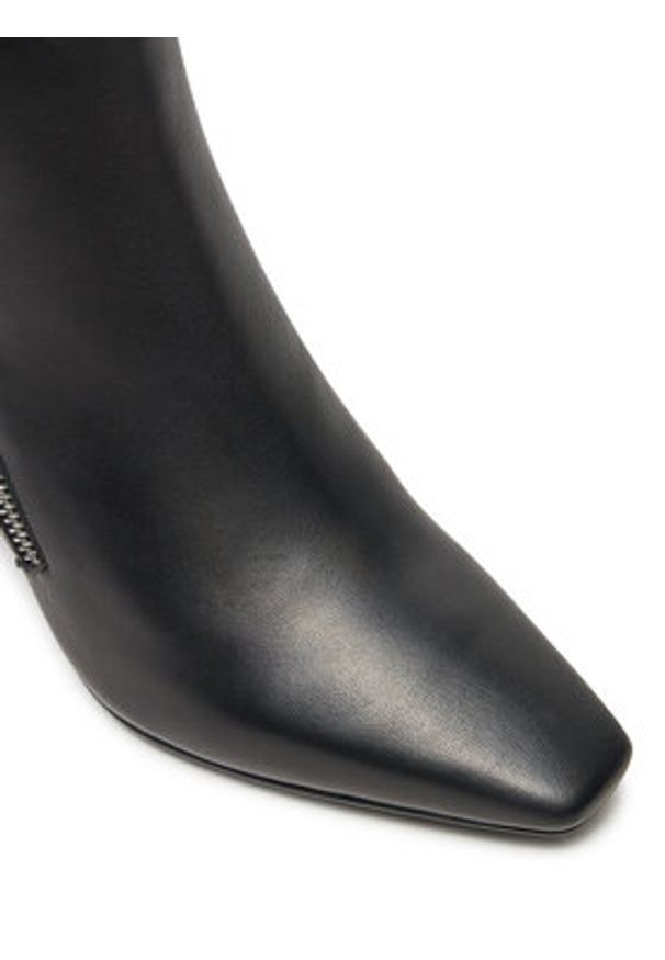Karl Lagerfeld - KARL LAGERFELD Botki KL33964 Czarny. Kolor: czarny. Materiał: skóra