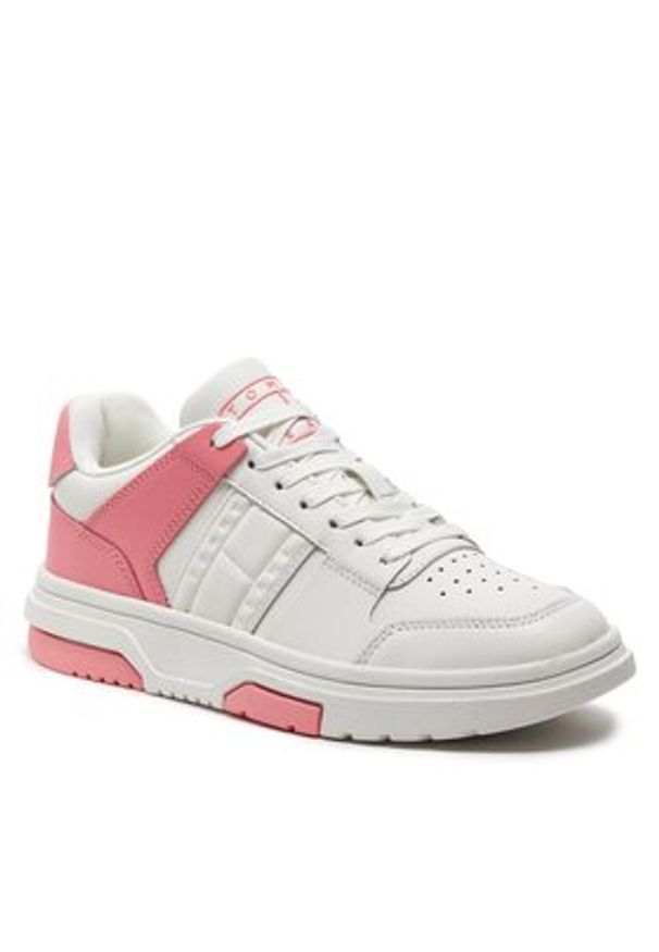 Tommy Jeans Sneakersy The Brooklyn Leather EN0EN02475 Różowy. Kolor: różowy. Materiał: skóra