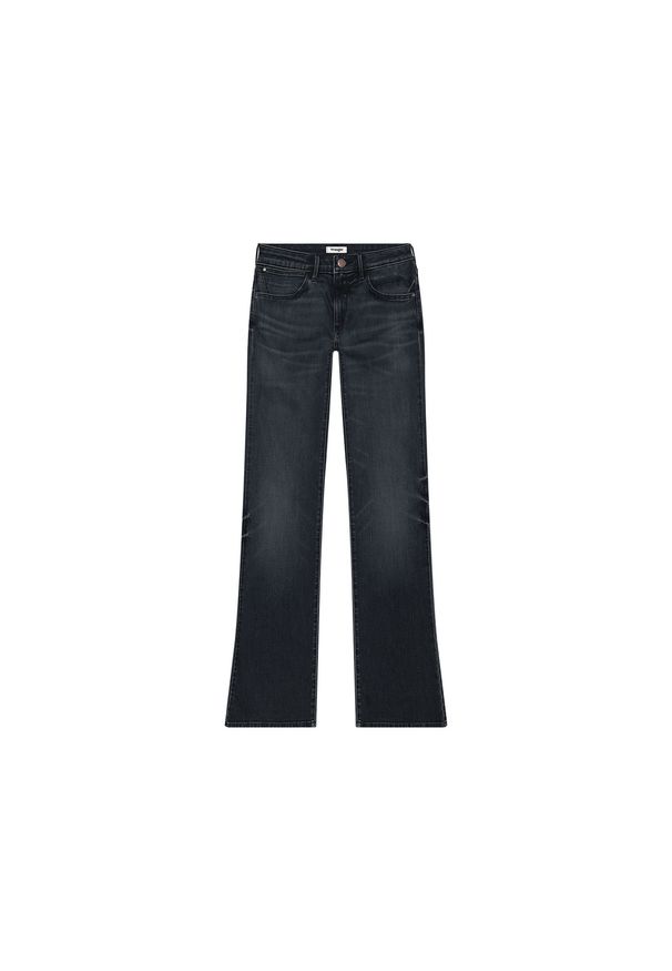 Wrangler - DAMSKIE SPODNIE WRANGLER BOOTCUT SULTRY BLACKOUT 112364507