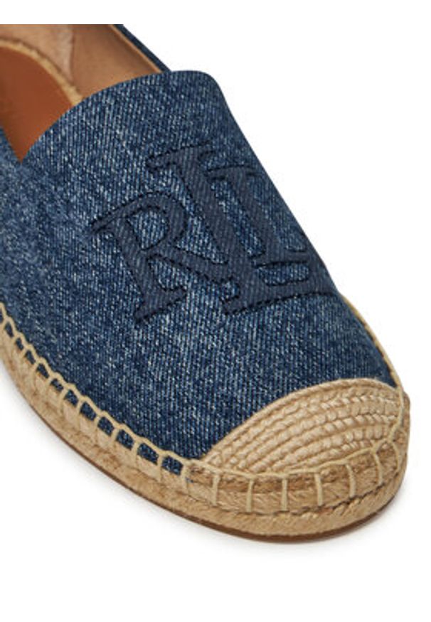 Lauren Ralph Lauren - LAUREN RALPH LAUREN Espadryle Cameryn 802966864001 Granatowy. Kolor: niebieski. Materiał: materiał