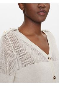 Fracomina Kardigan FS25ST8001K51401 Złoty Regular Fit. Kolor: złoty. Materiał: wiskoza #4