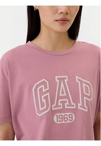 GAP - Gap T-Shirt 500012-03 Różowy Oversize. Kolor: różowy. Materiał: bawełna