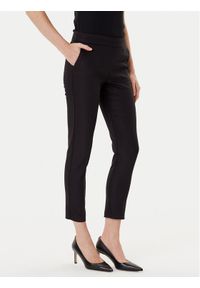 Morgan Spodnie materiałowe 211-PROSY.F Czarny Slim Fit. Kolor: czarny. Materiał: bawełna