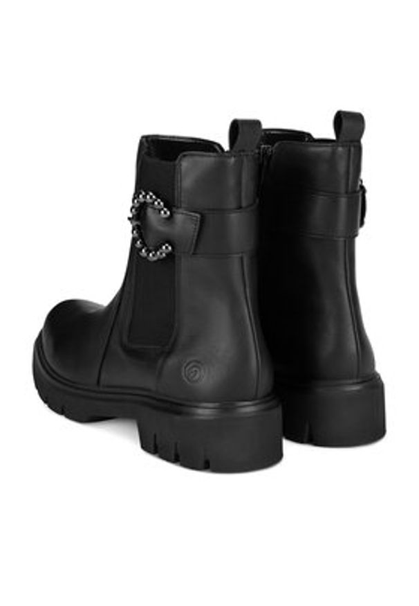 Remonte Botki D1W74-00 Czarny. Kolor: czarny. Materiał: skóra