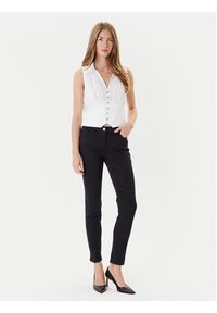 Morgan Top 242-OPLI Biały Slim Fit. Kolor: biały. Materiał: syntetyk #5