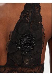 Elisabetta Franchi Body BO03452E2 110 Czarny Regular Fit. Kolor: czarny. Materiał: syntetyk