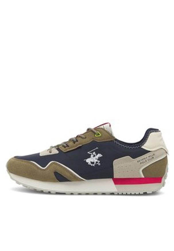 Beverly Hills Polo Club Sneakersy SPORTMAX-01 Granatowy. Kolor: niebieski. Materiał: materiał