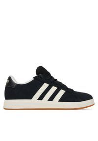 Adidas - adidas Sneakersy GRAND COURT 00s K JH6178 Granatowy. Kolor: niebieski. Materiał: zamsz, skóra